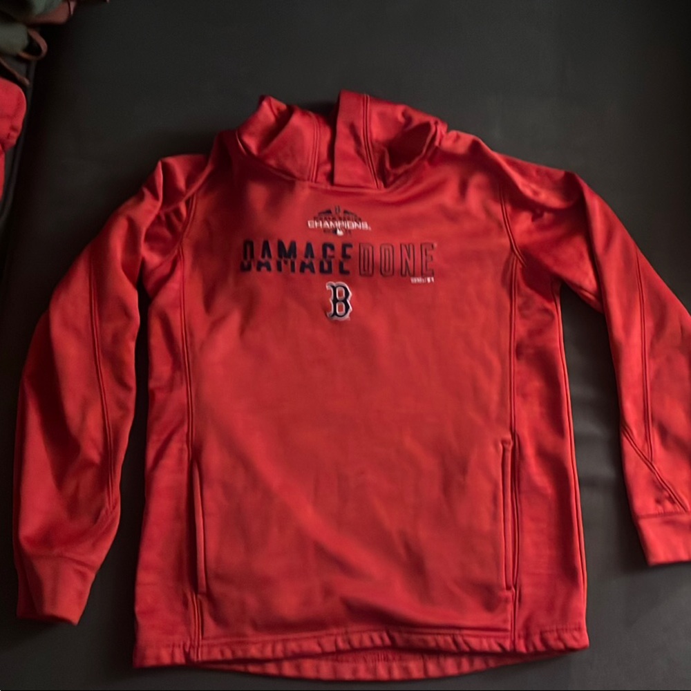 Red Boston Hoodie